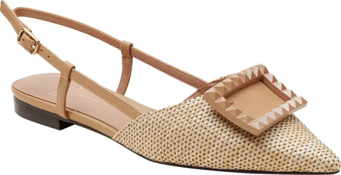 Carmen Slingback Pointed Toe Flat (Women) | Nordstrom