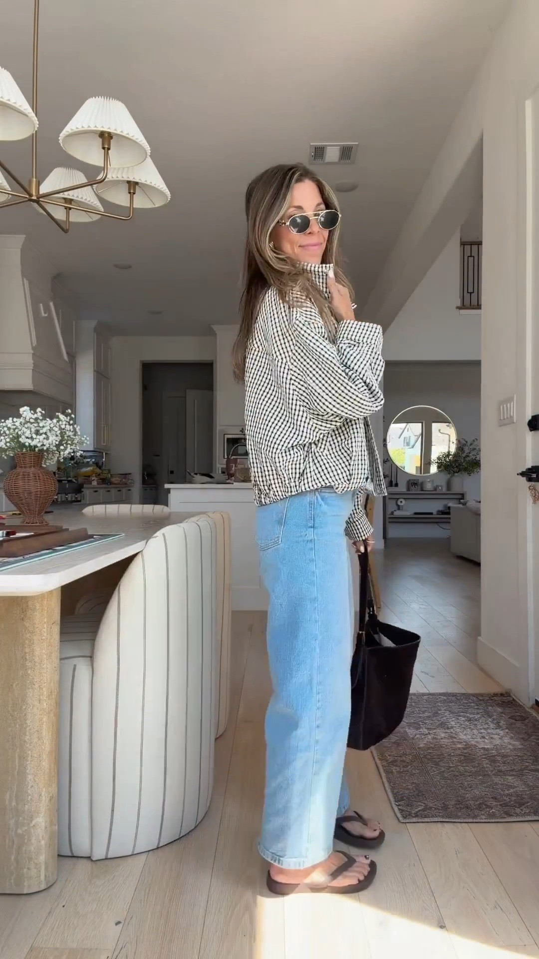 This plaid bomber jacket from Zara!! Wearing xs. Size 2 jeans. Zara culotte jeans. Archie’s flip flops.

#LTKootd #LTKgrwm #LTKdayinmylife