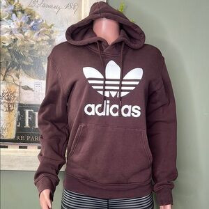 Adidas Men's Brown Hoodie | Poshmark