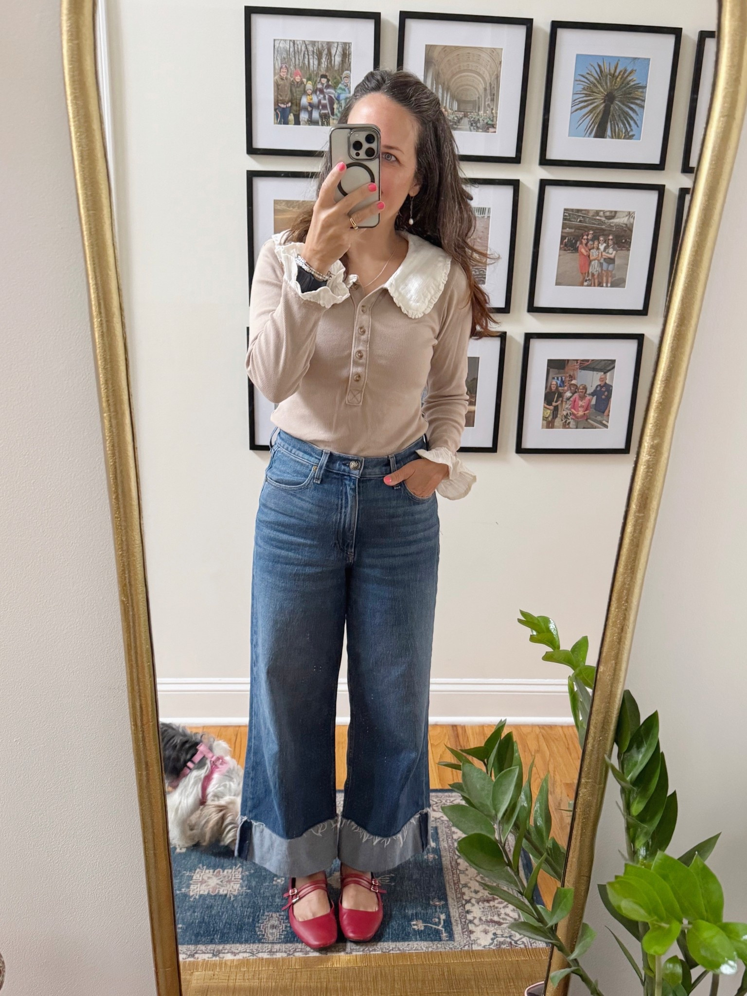 Happy spring! This top continues to make me happy, love the feminine details and large collar. 

#LTKOver40 #LTKPetite #LTKSeasonal