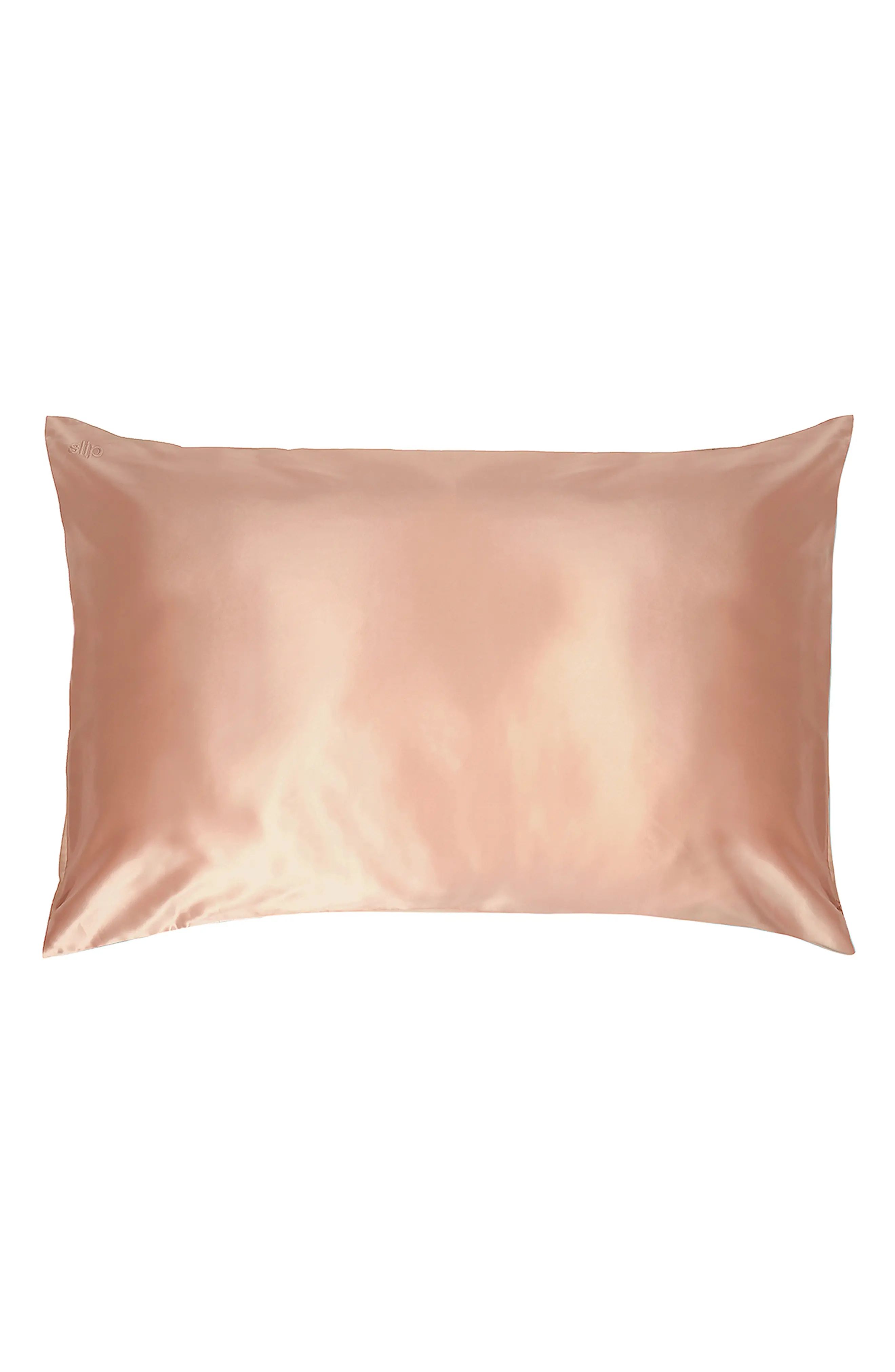 Slip Pure Silk Pillowcase, Size Queen - Rose Gold | Nordstrom