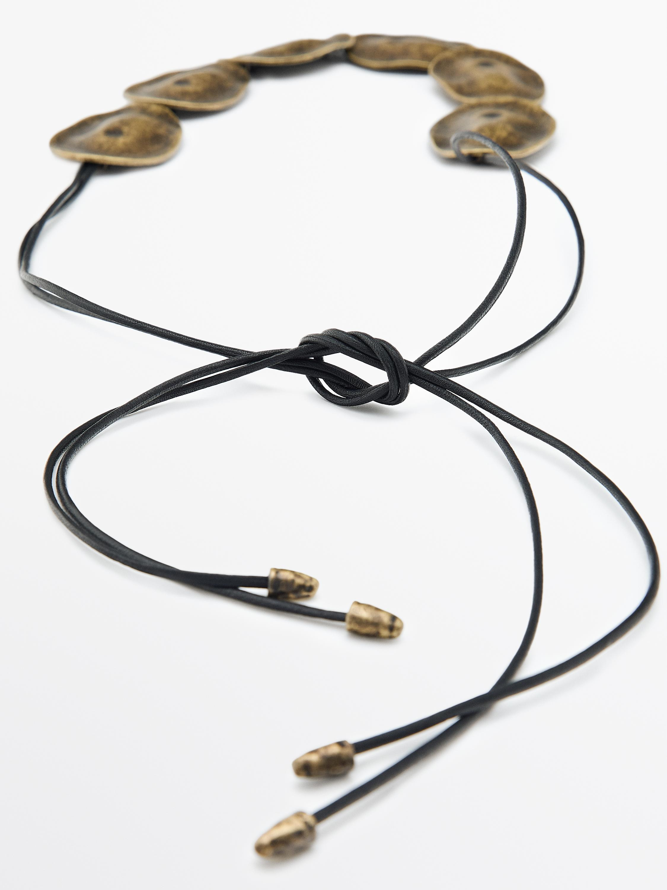 Almond belt | Massimo Dutti US