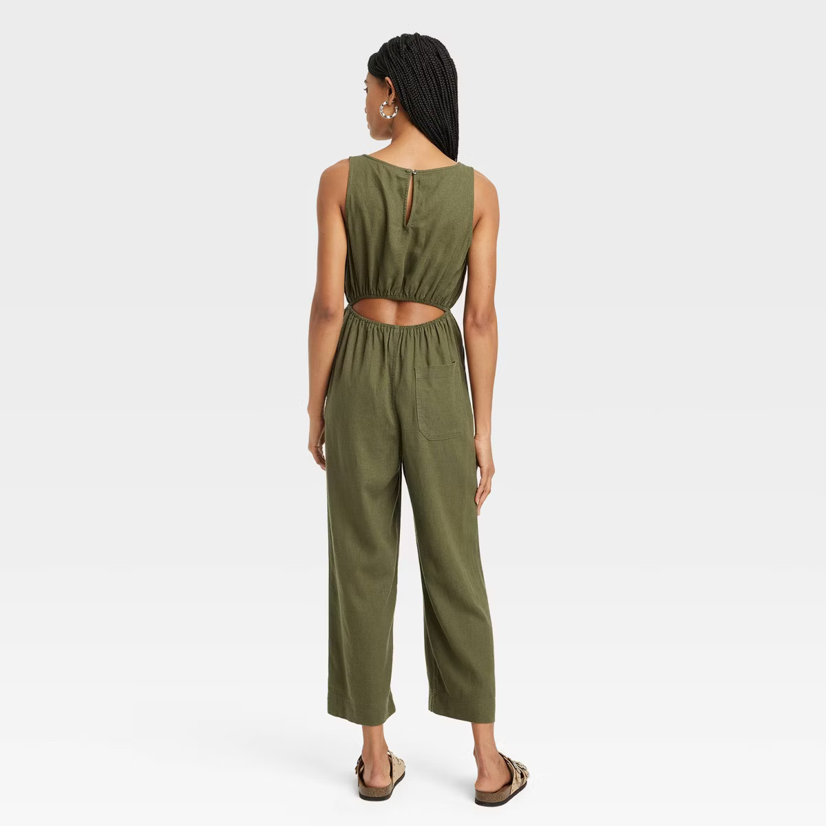 Women's Linen V-Neck Jumpsuit - Universal Thread™ | Target
