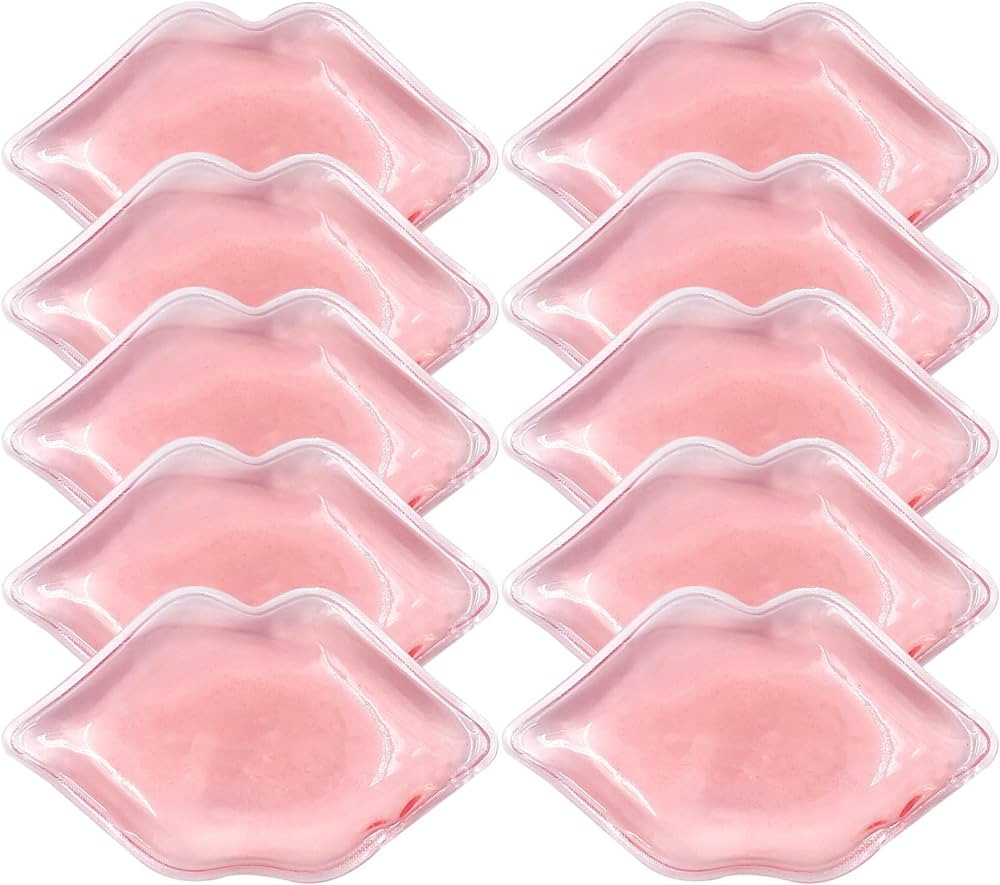 (10 PCS) Lip Ice Pack ，Ice Compress After Lip ice Treatment, Reusable ice pad for Cosmetic, Lip... | Amazon (US)