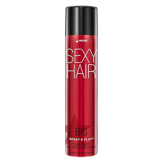 SexyHair Big Spray & Play Volumizing Hairspray, 10 Oz | Hold and Shine | Up to 72 Hour Humidity R... | Amazon (US)