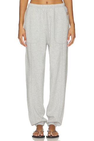 LUNYA Silksweats Midweight Reversible Seamed Jogger in Napping Dove Heather from Revolve.com | Revolve Clothing (Global)