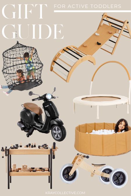 Our favorite toys for active toddlers!

Toddler gift guide | mini trampoline for kids | kids ball pit | holiday gifts for toddlers | toddler climbing gym | kids ride on motorcycle | kids tool set | aesthetically pleasing toys

#ToddlerGiftGuide #GiftsForToddlers #HolidayGiftsForToddlers #ToddlerToys #ToysForToddlers 


#LTKHoliday #LTKGiftGuide #LTKkids