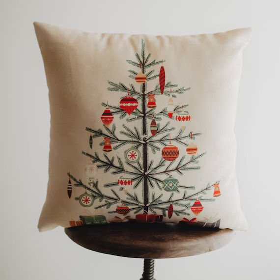 Nordic Pine Christmas Tree | Throw Pillow | Thank you Gift | Teacher Gift | New Home Gift | Grand... | Etsy (US)