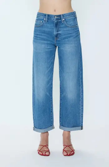 Donny Cuffed High Waist Wide Leg Jeans | Nordstrom