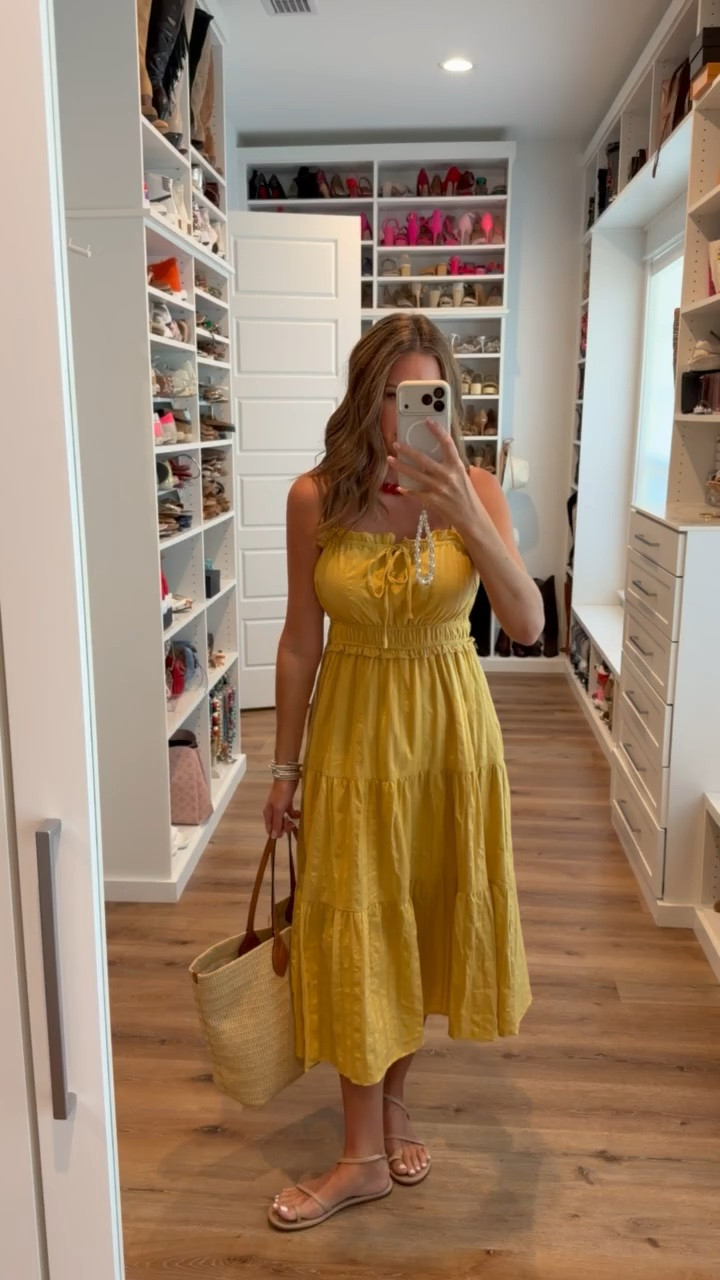 In a small dress, necklace, sandals and accessories- fits tts.

#LTKootd #LTKgrwm #LTKSeasonal