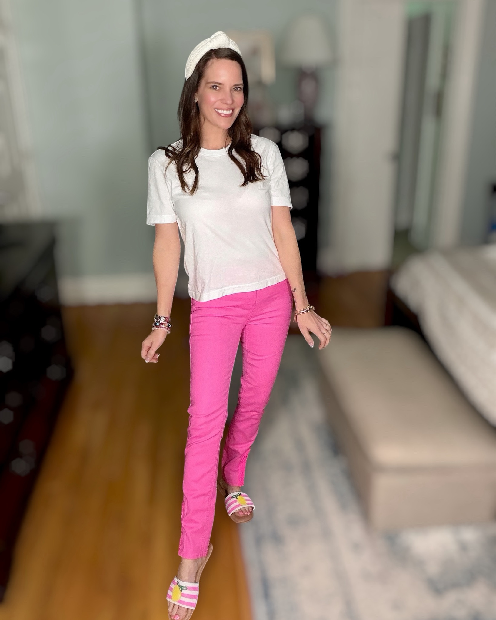 The perfect elevated white tee 🤍✨


This is one of those wear-on-repeat pieces 🤍 I’ve been loving this classic white crew neck tee for an easy, polished everyday look. The slightly boxy fit gives it that modern feel while still being super flattering and easy to style. It’s soft, breathable, and feels like a true elevated basic — not your average t-shirt 🙌

Made from organic cotton and thoughtfully made in the USA 🇺🇸, it’s one of those feel-good staples you can wear on repeat.

I paired it with bright pink jeans for a fun pop of color 💖 but this tee truly goes with everything… denim, skirts, shorts, you name it. It’s one of those staples you’ll reach for constantly and can dress up or down effortlessly.

Perfect for layering, casual outfits, or that clean preppy look I always love 🤍

white t shirt, organic cotton tee, made in USA clothing, classic white tee outfit, elevated basics, everyday outfit, preppy style, casual chic outfit, capsule wardrobe essentials, summer outfit ideas, simple outfit inspiration, feminine casual style

#LTKOver40 #LTKPetite #LTKootd