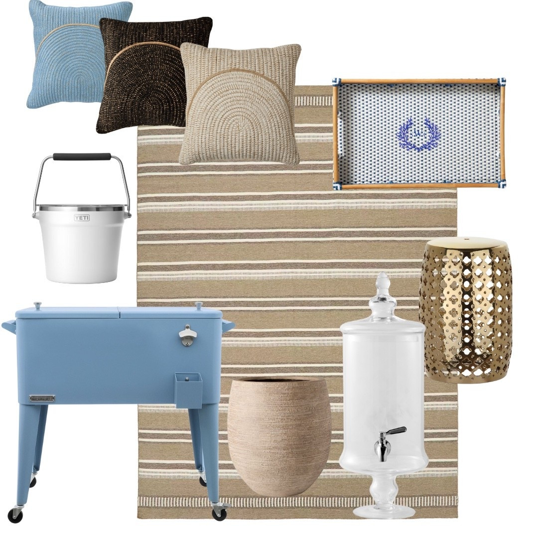 Soft neutrals are another route to go when you are designing your outdoor summer decor!! Just love the addition of soft blue accessories!
🌞☀️🌺🌹

#LTKHome #LTKSeasonal