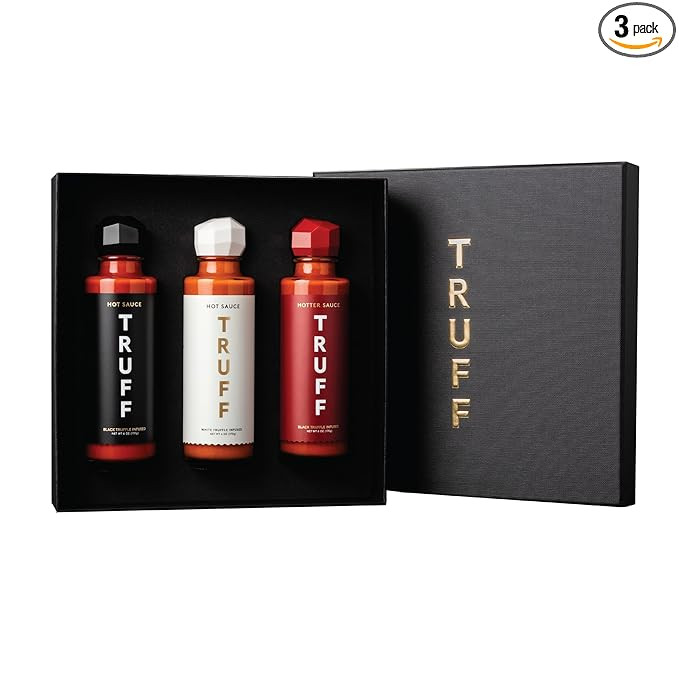 TRUFF Hot Sauce Variety Pack, Gourmet Hot Sauce Set of Original, Hotter and Limited White Edition... | Amazon (US)