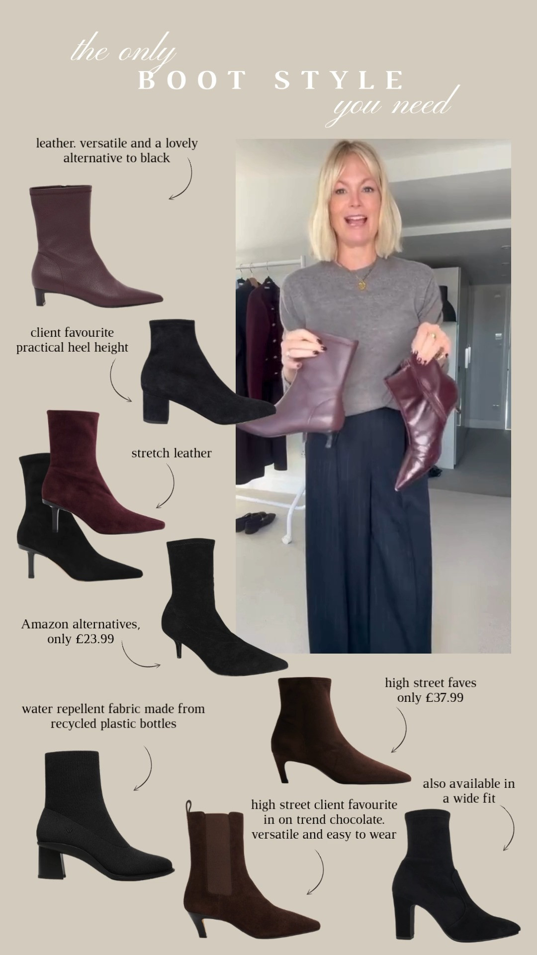 The boot style that works with all your trousers/jeans: the sock boot! 
A range of colours, styles and price points from the high street - the perfect boots for autumn  

 #LTKuk #LTKautumn #LTKstyletip