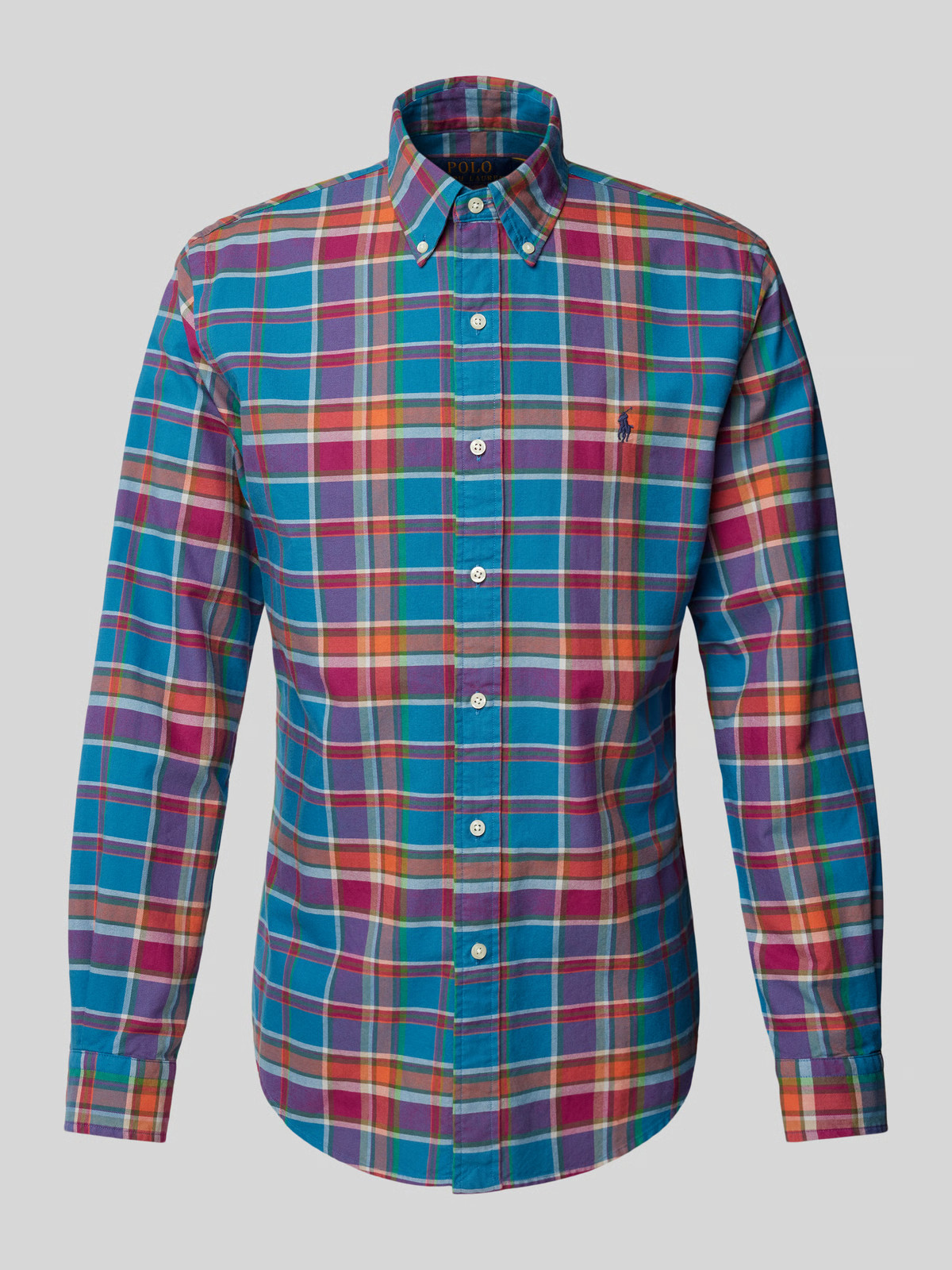 Vrijetijdsoverhemd met knoopsluiting in blauw | Peek & Cloppenburg NL