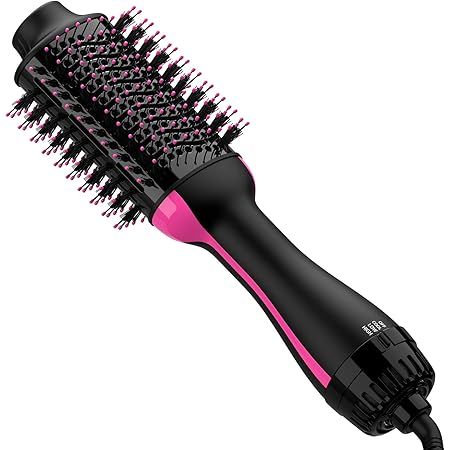 REVLON One-Step Volumizer Enhanced 1.0 Hair Dryer and Hot Air Brush | Now with Improved Motor (Bl... | Amazon (US)