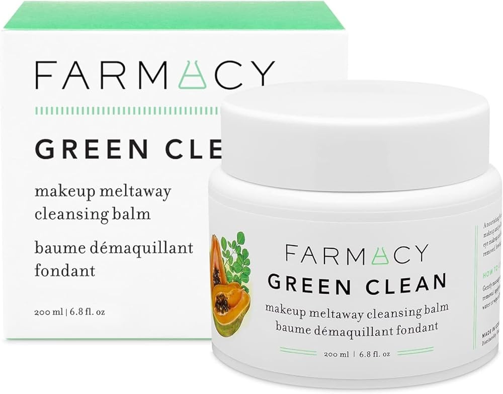 Farmacy Natural Makeup Remover - Green Clean Makeup Meltaway Cleansing Balm Cosmetic, 200ml | Amazon (US)