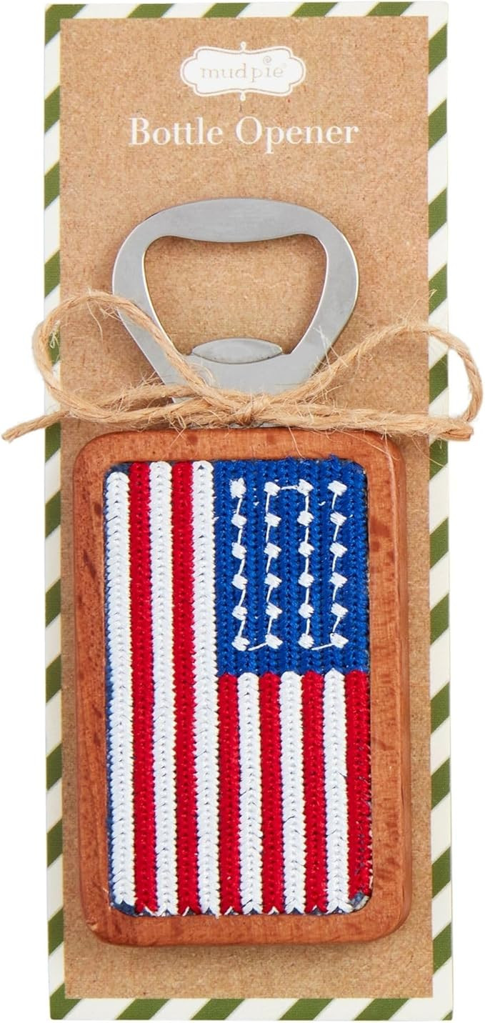 Mud Pie Flag Emb Icon Bottle Opener, 4.5" x 2" | Amazon (US)