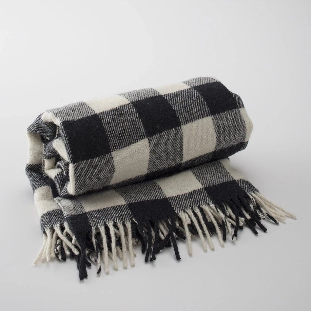 Buffalo Plaid Fringed Throw | Schoolhouse