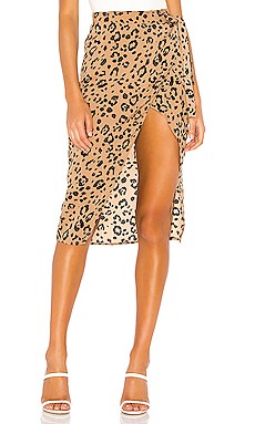 Lovers and Friends Marla Skirt in Tan Leopard from Revolve.com | Revolve Clothing (Global)