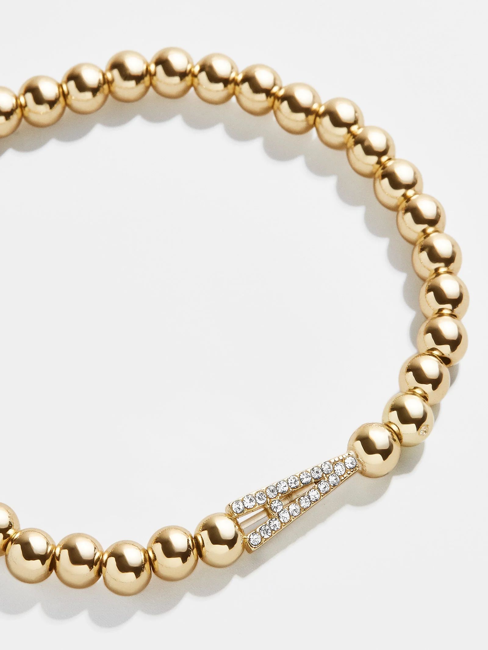 Initial Pisa Bracelet - Pavé Horizontal | BaubleBar (US)