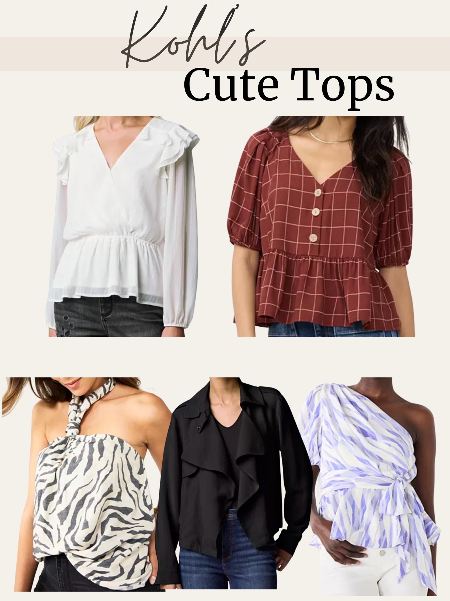 These tops elevate any outfit and they’re very affordable! 

#LTKunder50 #LTKworkwear