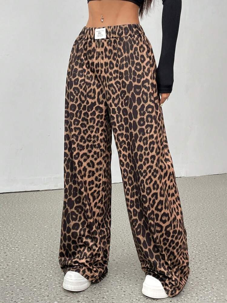 Leopard Pants Casual | SHEIN