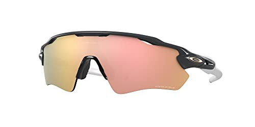 Oakley Mens OO9208 Radar Ev Path Rectangular Sunglasses, Carbon/Prizm Rose Gold, 38 mm | Amazon (US)