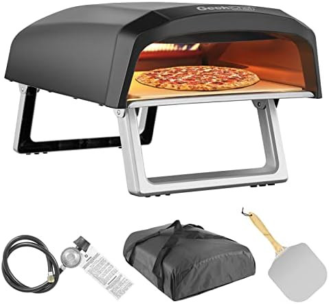 Geek Chef Pizza Oven, 12 inch Pizza Ovens for Outside, Outdoor Ovens with Pizza Stone, Portable Pizz | Amazon (US)
