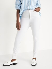 High-Waisted White Pixie Ankle Pants for Women | Old Navy (US)