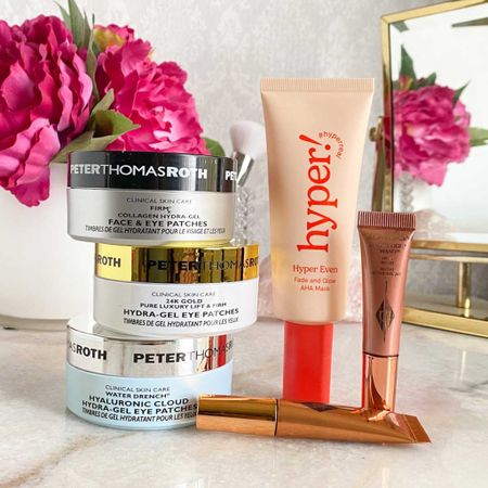 #ad
I know I'm not the only one that wants to keep the summer glow going right on into the fall!  I've made some recent changes to my typical routine, because I was on the struggle bus a bit with the sudden cold (and very arid) weather!  

I've added in a little extra exfoliation, and finally tried out the amazing Peter Thomas Roth Hydra-Gel eye patches.  They really do make a difference!  I've also traded out my typical powder highlighter for this set from Charlotte Tilbury.

I'd love to know what changes you've made recently to keep the glow!

 #fallbeauty #skincare 

#LTKbeauty