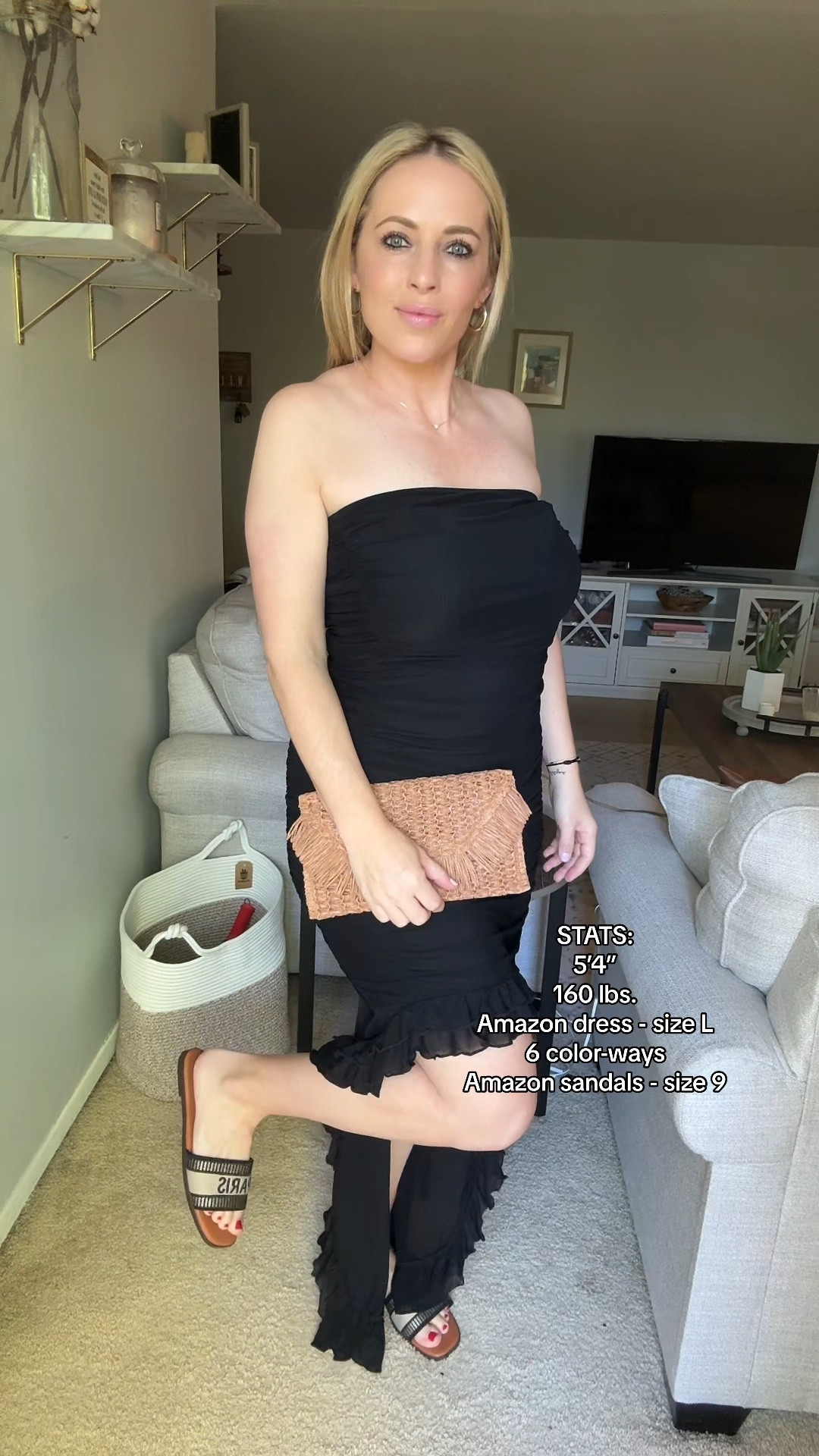 Wedding guest dress. Black dress 

#LTKFindsUnder50 #LTKWedding #LTKMidsize