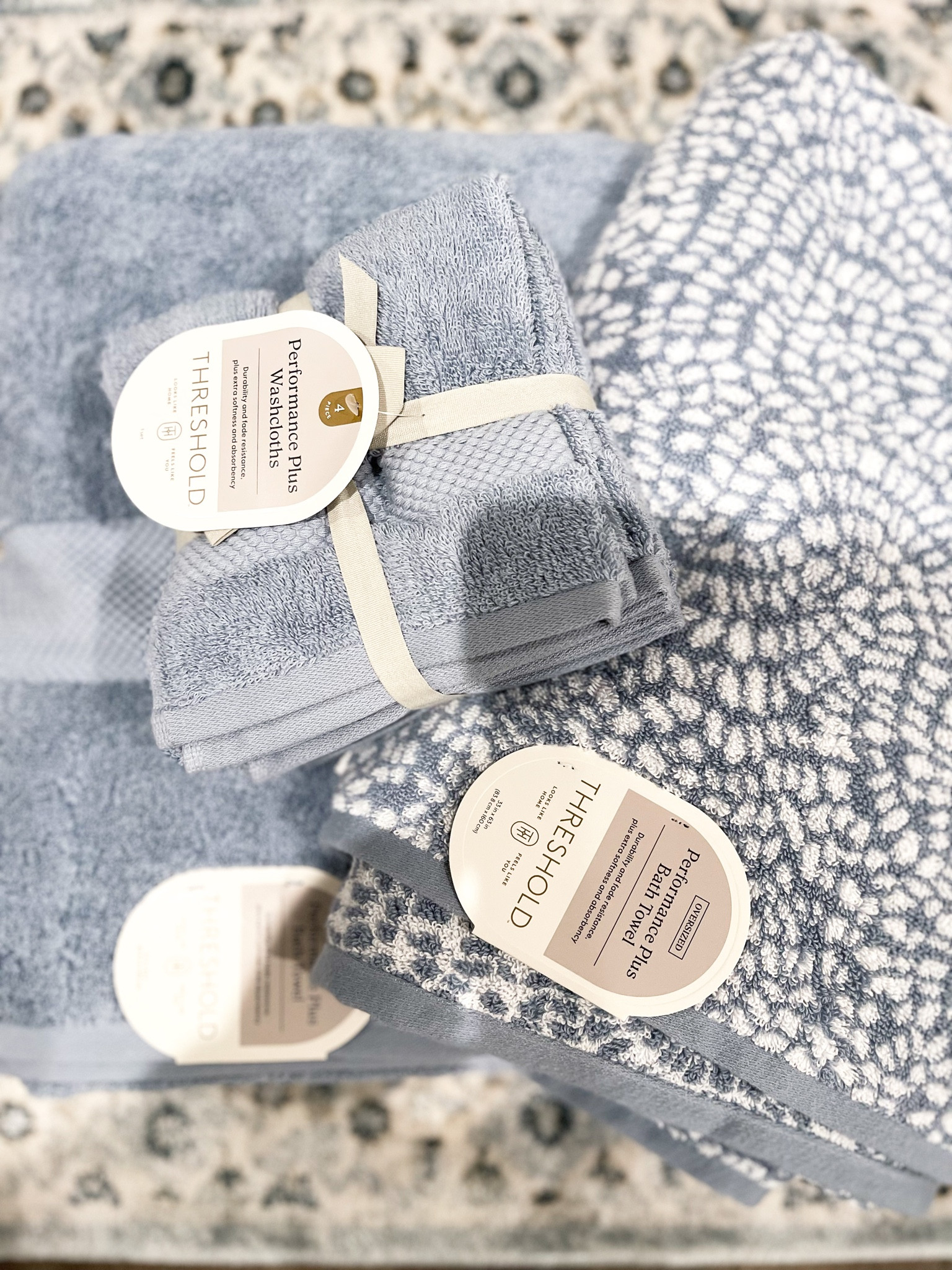 Target haul 🛍️ got these oversized bath towels and set of wash cloths in these coordinating blues

#LTKFind #LTKhome #LTKunder50