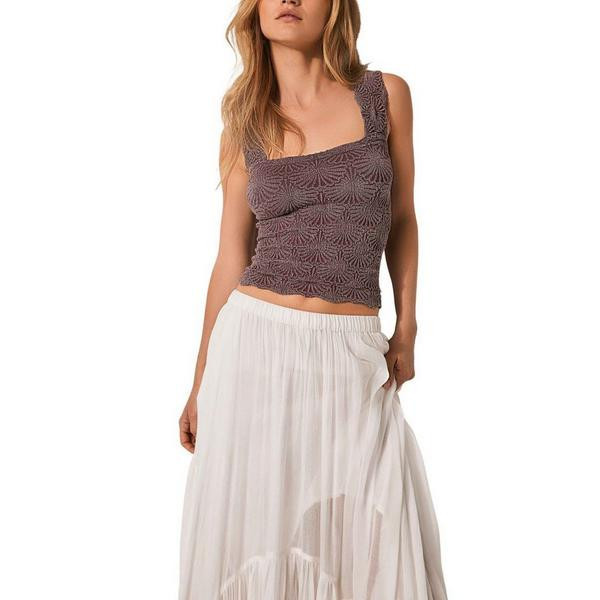 Women's Free People Love Letter Square Neck Tank Top M/L Wine | Scheels Sports