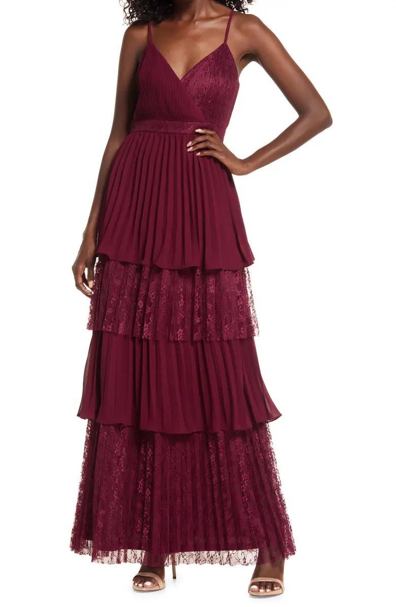 Lulus Date with Daydream Pleated Evening Gown | Nordstrom | Nordstrom