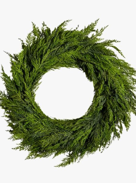 The Refined Dwelling 28" Cedar Wreath | Amazon (US)