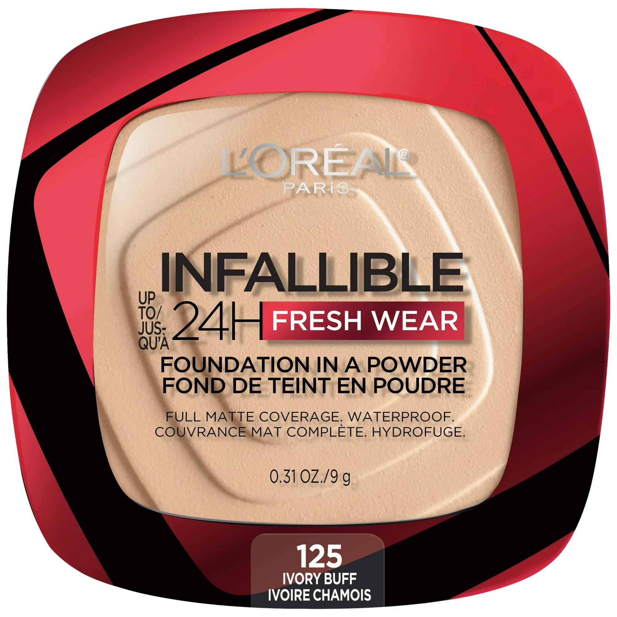 L'Oreal Paris Infallible Pressed Powder, Ivory Buff, 0.31 oz, Longwearing | Walmart (US)