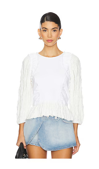Oliva Top in Optic White | Revolve Clothing (Global)
