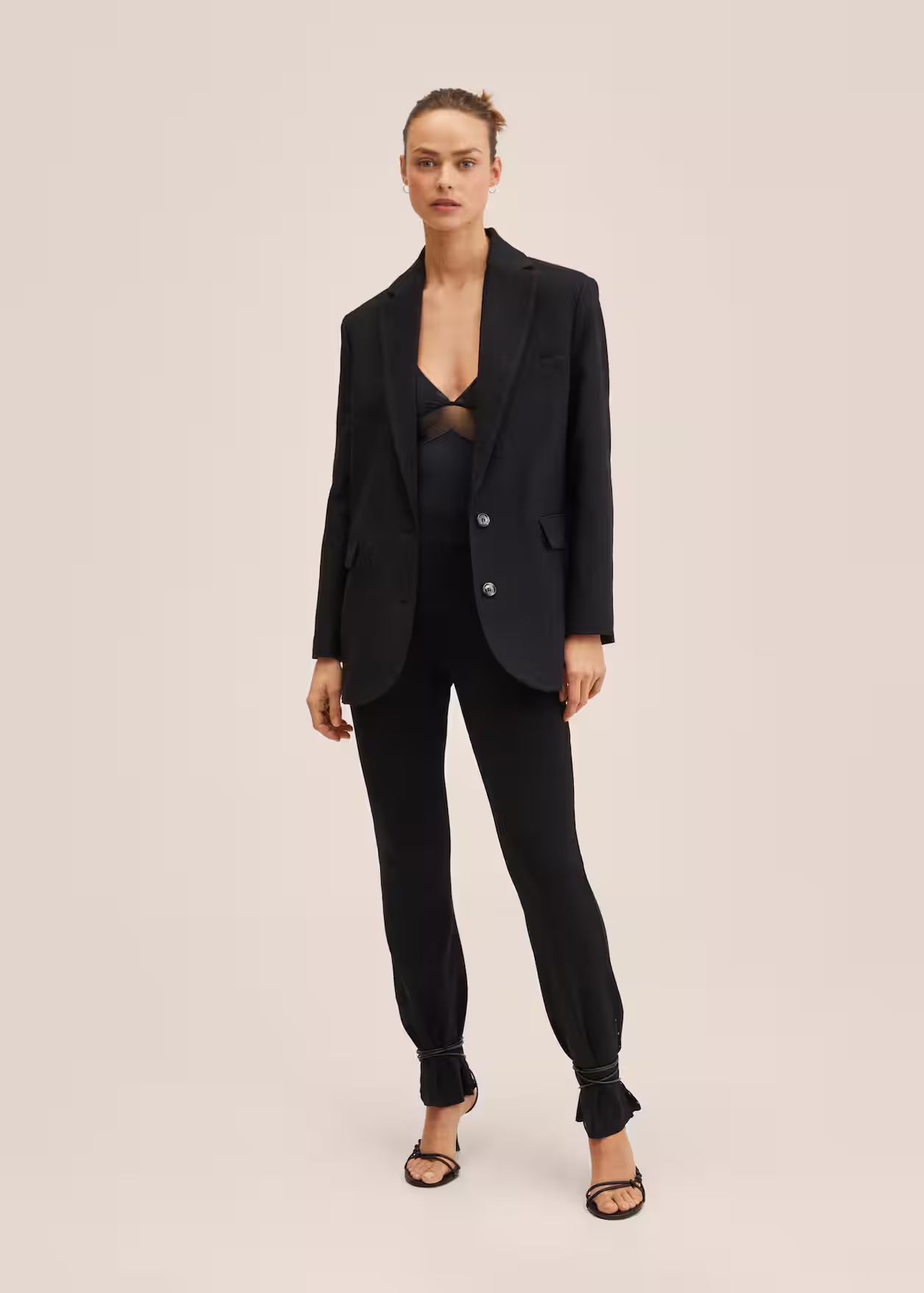 Oversized suit blazer | MANGO (US)