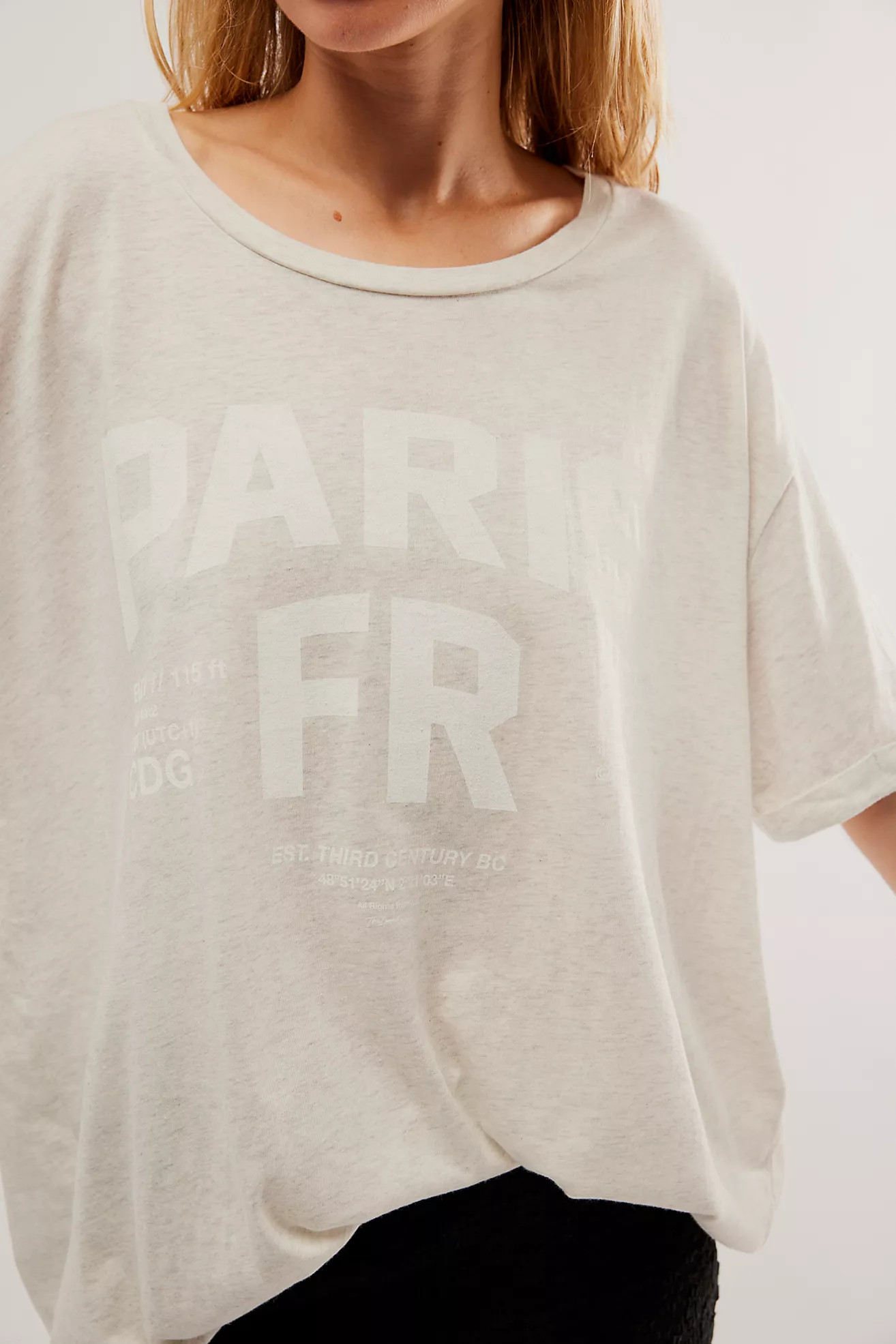 Paris Oversized Tee | Free People (Global - UK&FR Excluded)
