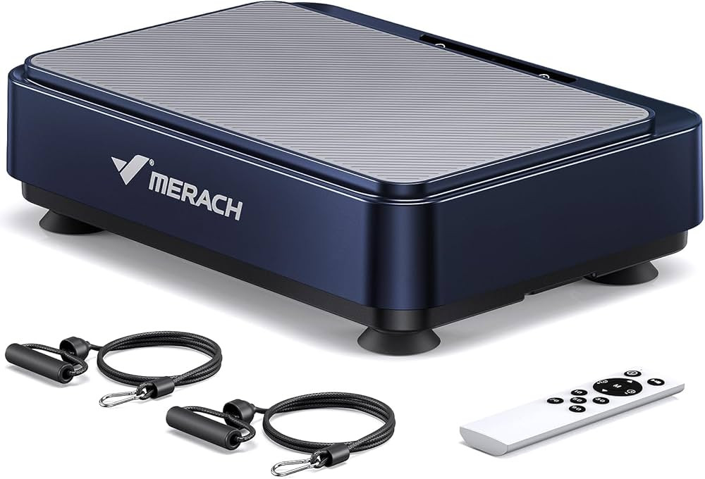 MERACH Vibration Plate Exercise Machine, Mini Vibrating Plate Machine for Women Men, Full Body Vi... | Amazon (US)