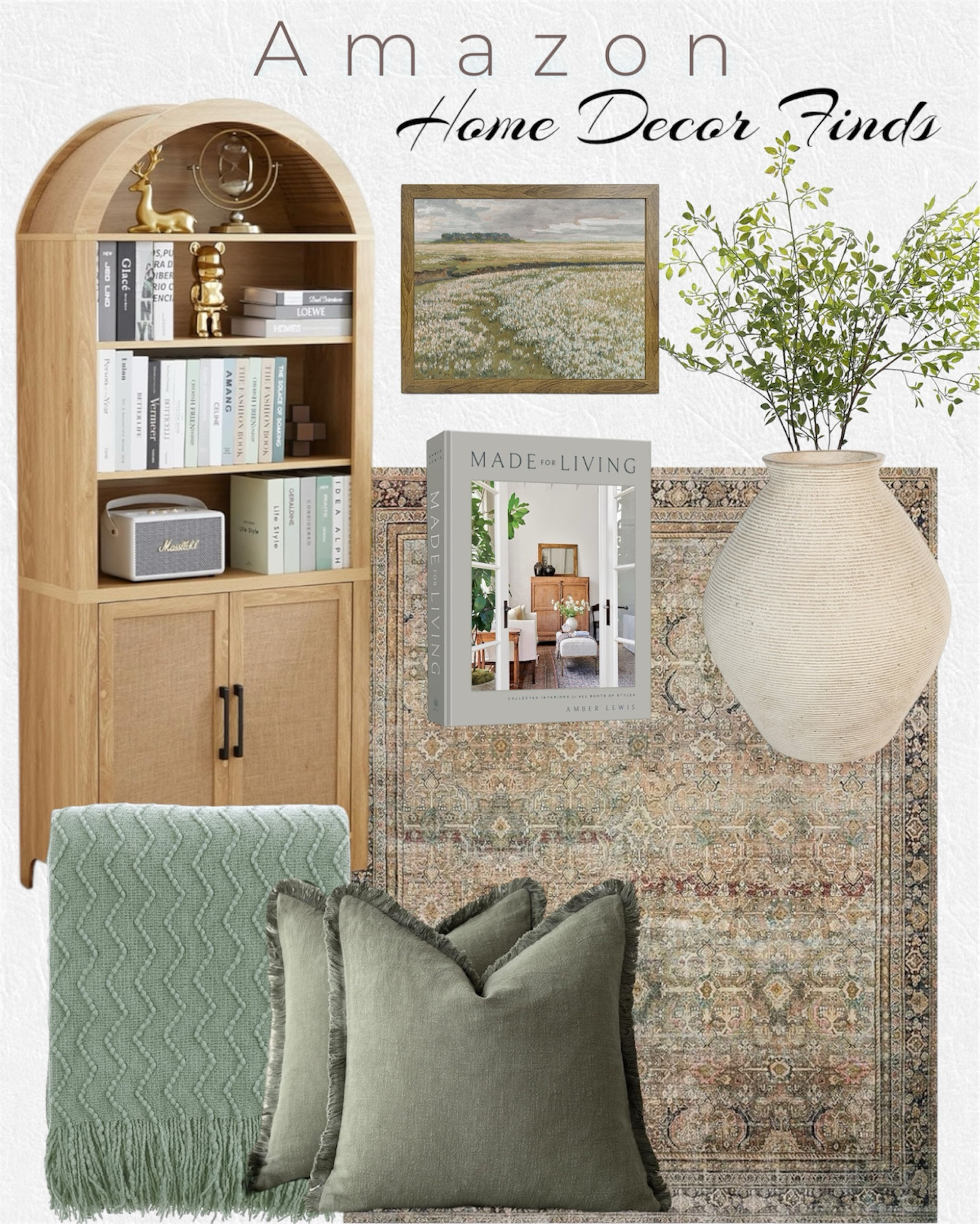 Amazon home decor finds for spring. 



Amazon Spring decor, home decorations, spring refresh, pink candle, framed wall art, Amazon art, rustic vase, vintage wall art, farmhouse decor, large tray with handles, arched cabinet, loloi rug, area rug, living room decor, 

#LTKHome #LTKFindsUnder100 #LTKSeasonal #LTKFindsUnder50 #LTKFamily