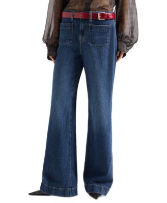 7 For All Mankind Women's Modern Dojo High-Rise Flare Jeans - Radar | Macy's