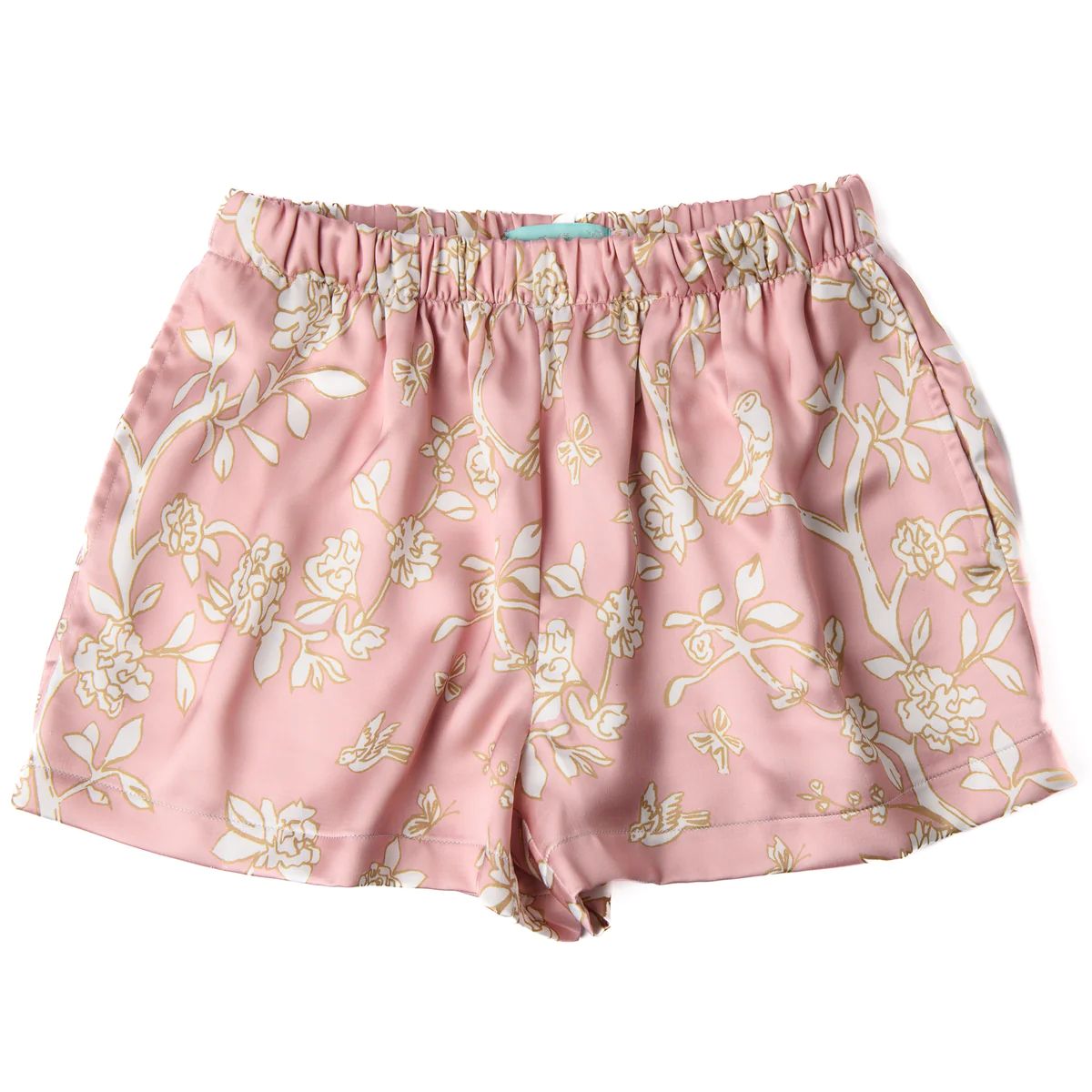 Chinoiserie Satin Shorts (Petites & Juniors) | Over The Moon Gift