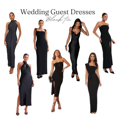 Black tie wedding guest dress ideas 

#LTKwedding #LTKparties #LTKstyletip
