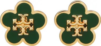 Tory Burch Forget Me Not Enamel Stud Earrings | Nordstrom | Nordstrom