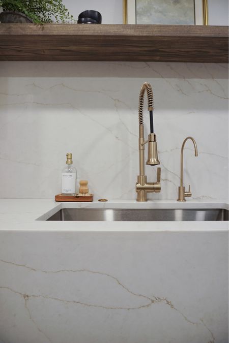 Kitchen sink, soap dispenser, decor, faucet, kitchen design and styling  

#LTKhome