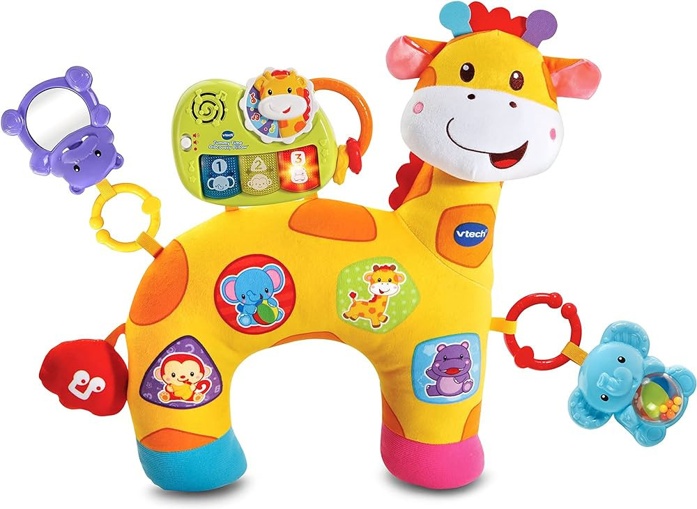 VTech Tummy Time Discovery Pillow 3.94 x 15.75 x 27.17 inches For 12 months to 36 months With chi... | Amazon (US)