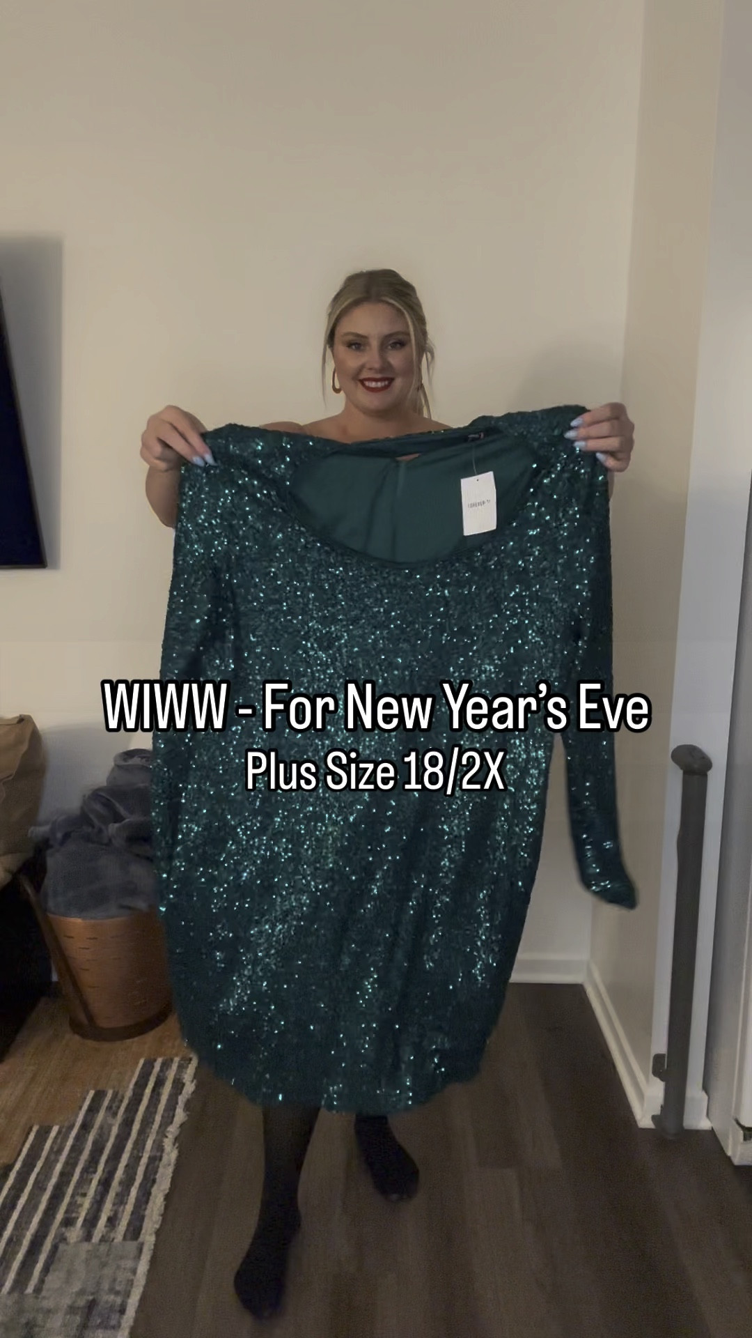 What I Would Wear - For New Year’s Eve! The dress, coat and shoes were all out of stock on Forever 21, so I’ve linked like items for all of those!

New Year’s, holiday party, sequin dress, plus size, plus size outfit, curvy, size 18 

#LTKstyletip #LTKmidsize #LTKplussize