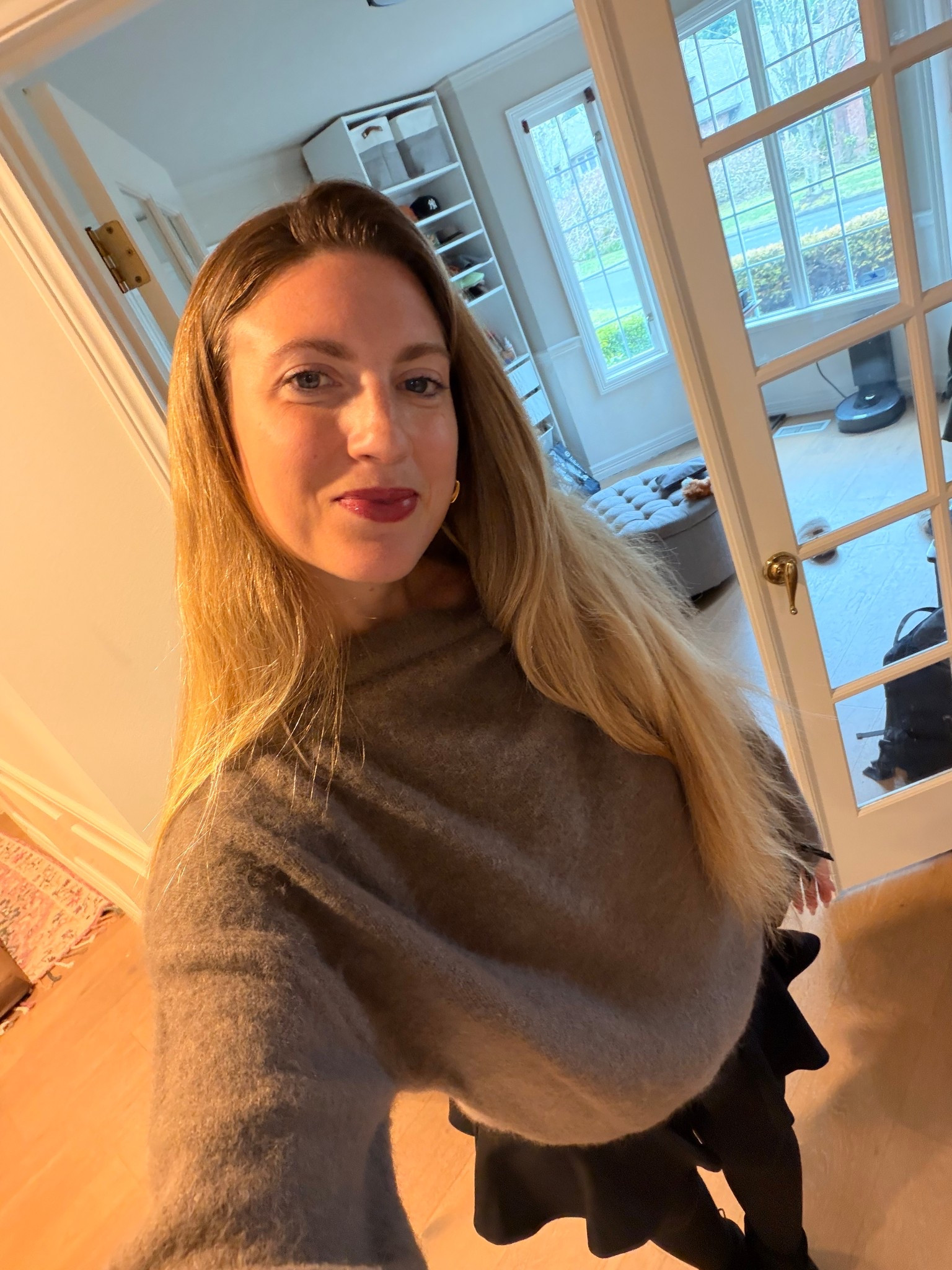 Retagging this outfit cause I loved it so much! #ootd #winteroutfit #sweater #cashmere #tights 

#LTKSeasonal #LTKootd #LTKValentine